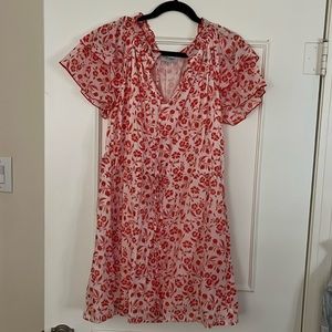 Olivia James the Label red and white dress